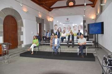 La presentación del Plan de Reactivación Económica y Social de Telde tuvo lugar este lunes en la ermita de San Pedro Mártir (Foto Francisco Javier Santana)